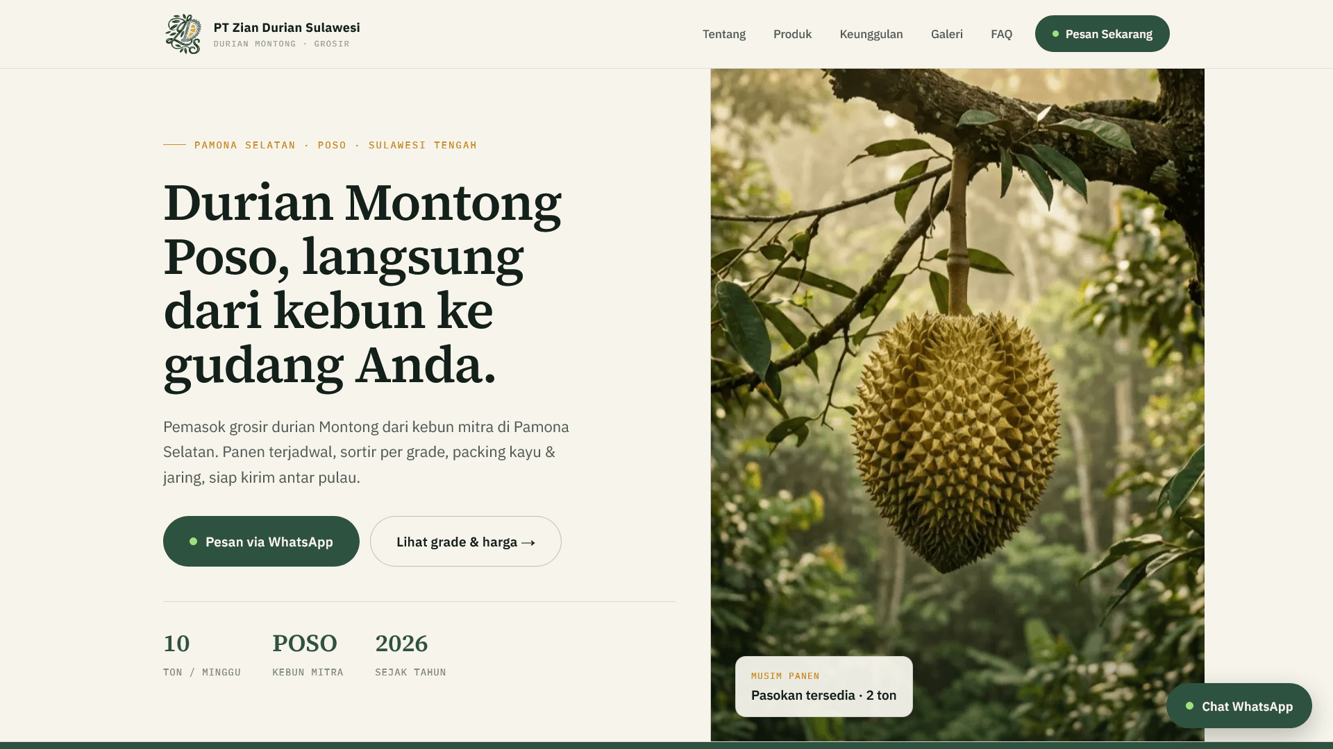 Karya untuk ZianDurian.top